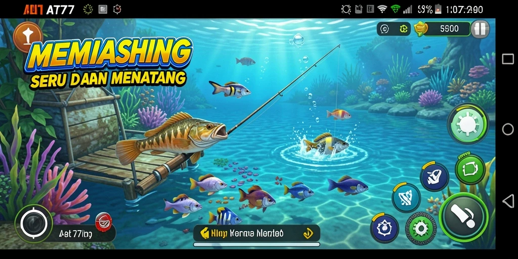 Tampilan gameplay yang seru dan mendebarkan di AT777.