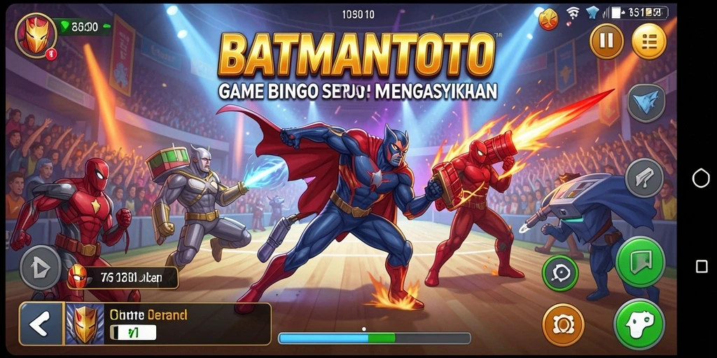 Tampilan gameplay seru di BATMANTOTO yang menampilkan suasana Bingo.