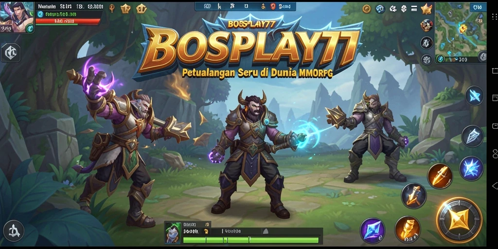 Tampilan gameplay menakjubkan di dunia MMORPG yang penuh petualangan.