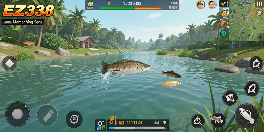 Tangkapan ikan yang fantastis dalam EZ338.