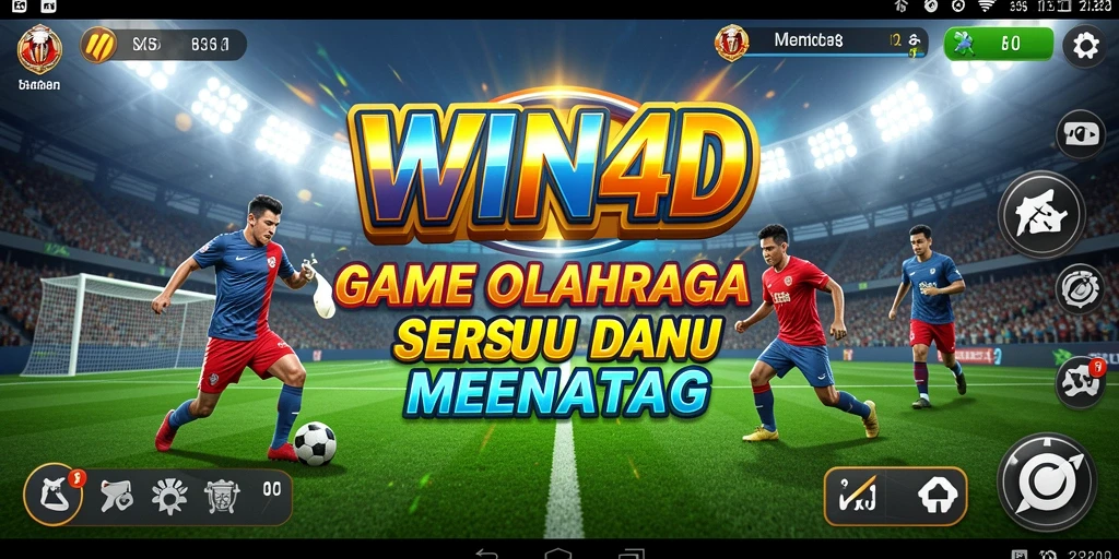 Tampilan gameplay seru dan interaktif dari WIN4D.